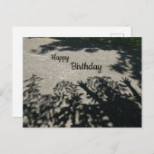 HOURRA Main Ombres Joyeux Anniversaire Carte Posta (Devant / Derrière)