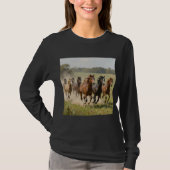 Hourses on Basic Long Sleeve T-Shirt (Devant)