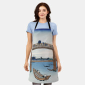 Housai Mount Fuji vanaf de brug onder Mannen Schort (Gedragen)