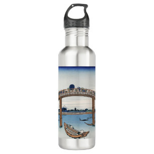 Housai Mount Fuji vanaf de brug onder Mannen Waterfles