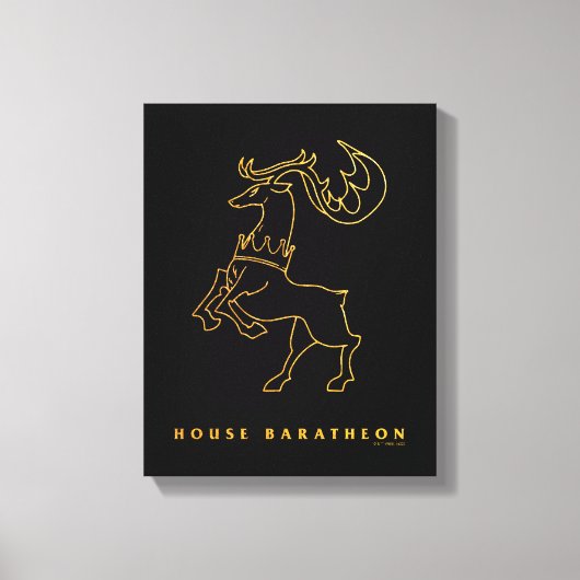 House Baratheon Icon Canvas Afdruk (Voorkant)