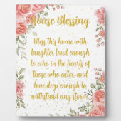 House Blessing Plaque Fotoplaat (Voorkant)