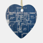 House Blueprints Keramisch Ornament (Rechts)
