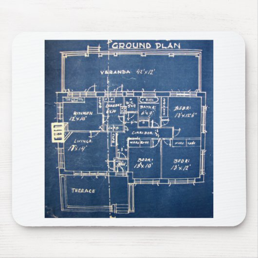 House Blueprints Muismat (Voorkant)