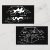 House Blueprints Schematics | Architect | Hardware Visitekaartje (Voorkant / Achterkant)
