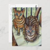 House Cats Briefkaart (Voorkant / Achterkant)