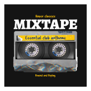 House Classics Mixtape Club Anthems Foto Afdruk