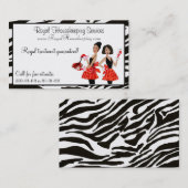 House Cleaning Diva Visitekaartjes (Voorkant / Achterkant)