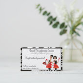 House Cleaning Diva Visitekaartjes (Staand voorkant)