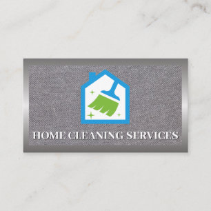 House Cleaning Icon   Maid Visitekaartje