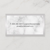 House Cleaning Logo | Marmer Visitekaartje (Achterkant)