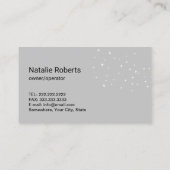 House Cleaning Maid Feather Duster Housekeeping Visitekaartje (Achterkant)