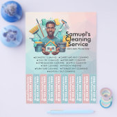 House cleaning Maid Service Flyer Tear Off Strips (Enkel)