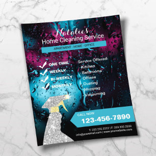 House Cleaning Modern Window Cleaning Service Flyer