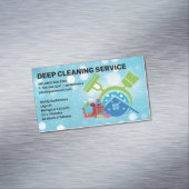 House Cleaning Services | Maid Cleaners Magnetisch Visitekaartje (Voorbeeld)