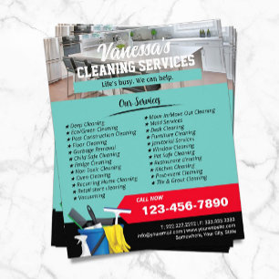 House Cleaning Window Cleaning Maid Service Blauwg Flyer