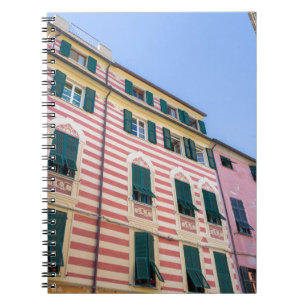 House facades Monterosso Cinque Terre Liguria Ital Notitieboek