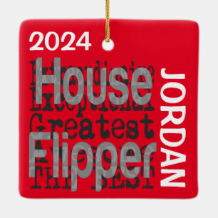 House Flipper Extraordinaire CUSTOM Keramisch Ornament