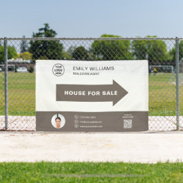 House for Sale Real Estate Logo QR Code Spandoek