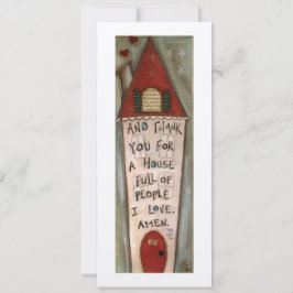 House Full of Love - Flat Frameable Kaart