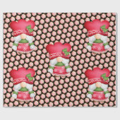 House Gnome Customize Color Cadeaupapier (Vlak)