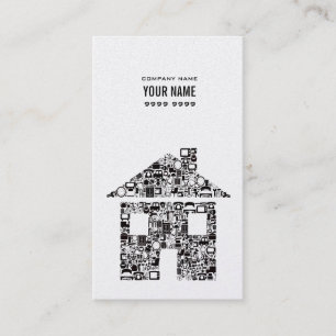 House Home Construction Real Estate Visitekaartje