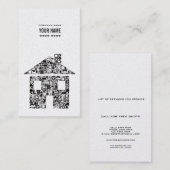 House Home Construction Real Estate Visitekaartje (Voorkant / Achterkant)