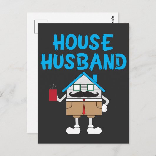 House Husband Gift Dad Father Funny Cleaner Joke Briefkaart (Voorkant / Achterkant)
