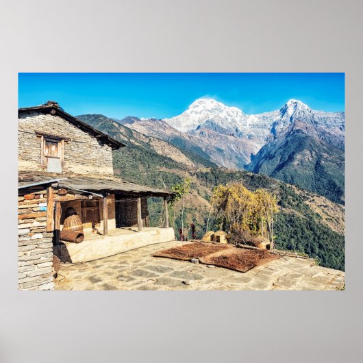 House in Nepal Poster (Voorkant)