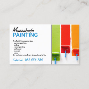 House Interior Wall Painting Service Visitekaartje