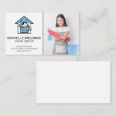 House Keeping Logo | Houder van het Huis Visitekaartje (Voorkant / Achterkant)