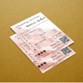 House Keeping Maid Prijs Roos Gold Blush QR Code Kaart