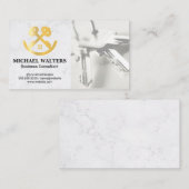 House Keys Logo | Onroerend goed Visitekaartje (Voorkant / Achterkant)