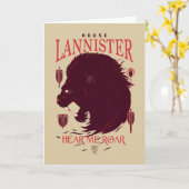 House Lannister - Hear me Roar Kaart (Gele Bloem)