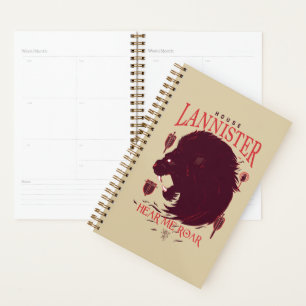 House Lannister - Hear me Roar Planner