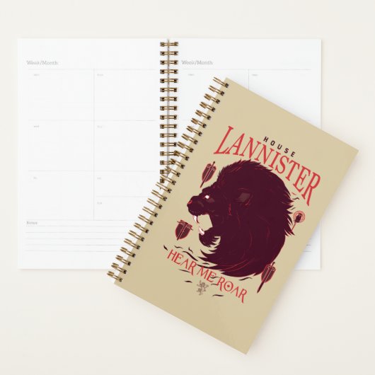 House Lannister - Hear me Roar Planner (Display)