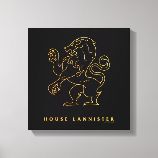 House Lannister Icon Canvas Afdruk (Voorkant)