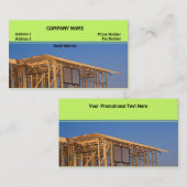 House Lijst Visitekaartje (Voorkant / Achterkant)