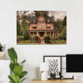 House - Living doll house Poster (Thuiskantoor)