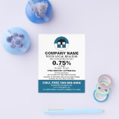 House Logo, Realtor, Estate Agent Adverteren Flyer (Enkel)