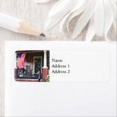 House met Betsy Ross Flag Etiket (Insitu)