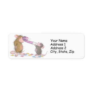 House-Mouse Design® Adresetiketten Etiket