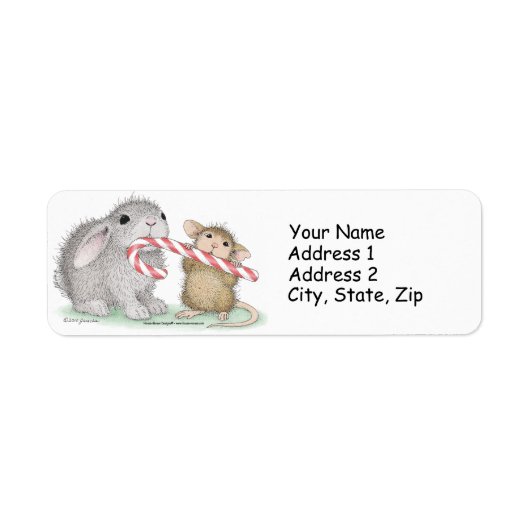House-Mouse Design® Adresetiketten Etiket (Voorkant)
