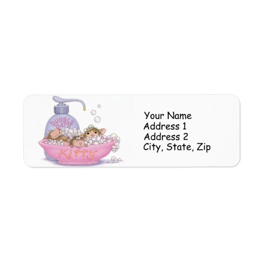 House-Mouse Design® Adresetiketten Etiket (Voorkant)