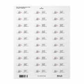 House-Mouse Design® Adresetiketten Etiket (Full Sheet)