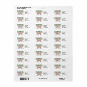 House-Mouse Design® Adresetiketten Etiket (Full Sheet)