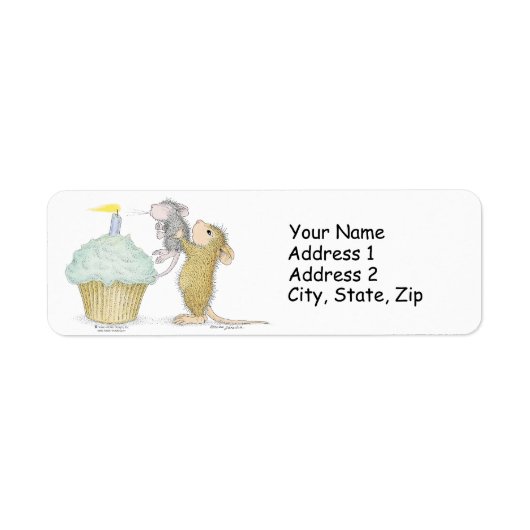 House-Mouse Design® Adresetiketten Etiket (Voorkant)