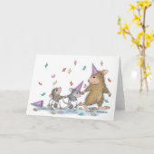 House-Mouse Design® - Nieuwe Baby Kaarten (Gele Bloem)
