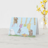House-Mouse Design® - Notecards Kaart (Gele Bloem)