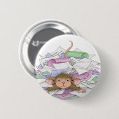 House-Mouse Design® - Pins Ronde Button 5,7 Cm (Voorkant /achterkant)